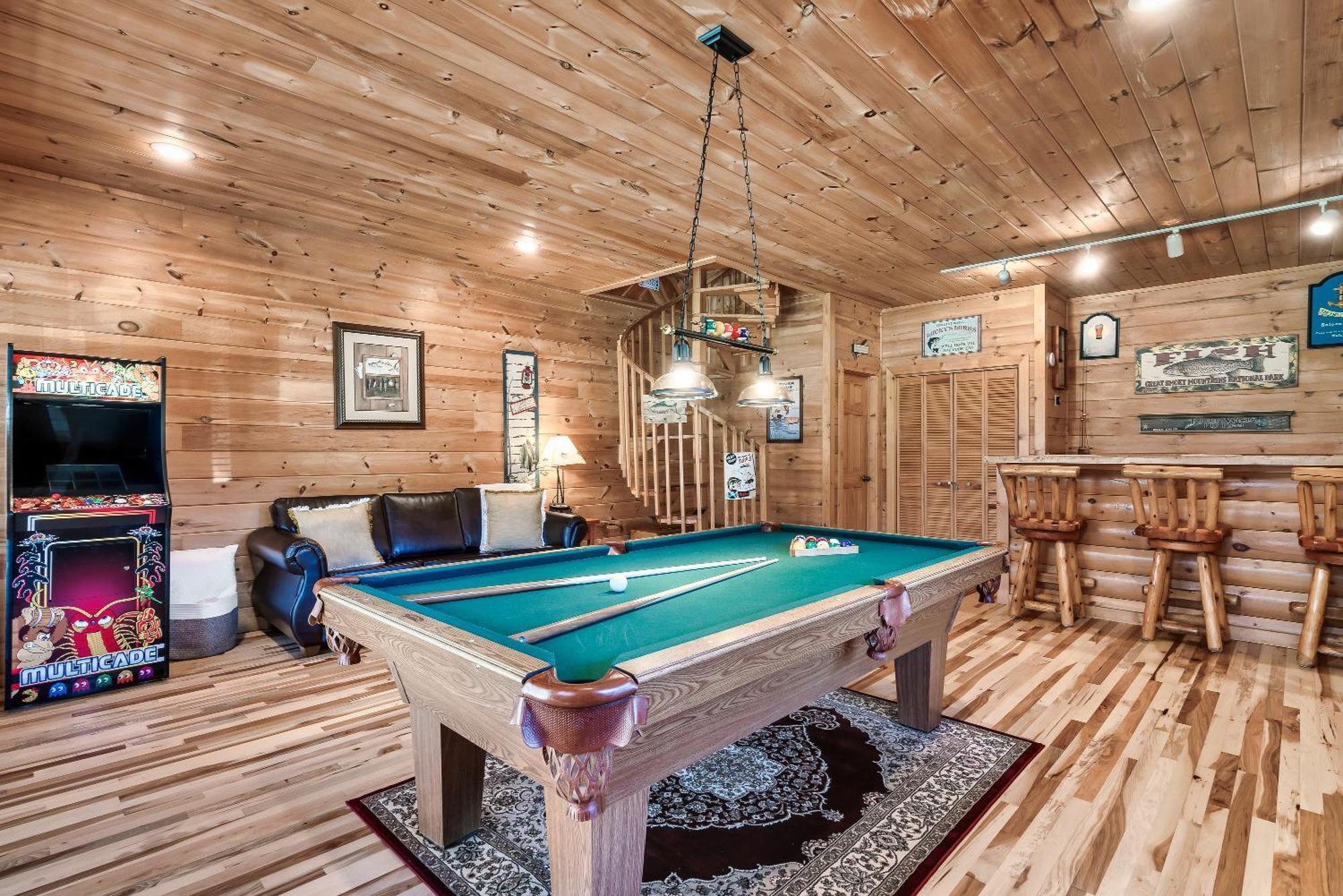 Spectacular Mtns Views With Private Hot Tub With Pool Table And Private Pond Villa Sevierville Exterior photo